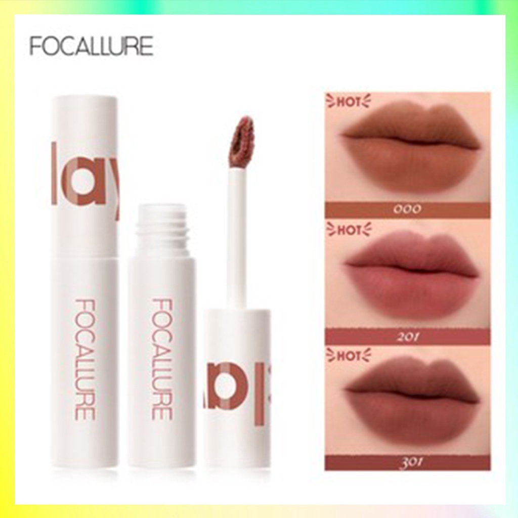 FOCALLURE Velvet Lipstik Lipclay Cream Velvet Matte Mousse Dan Smooth Lipstick