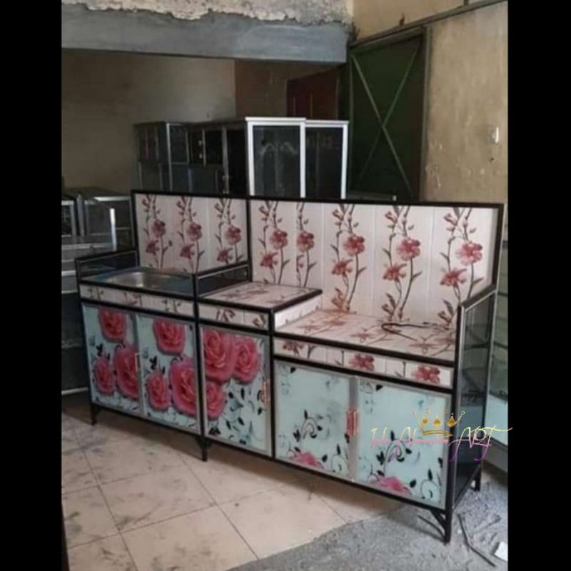 Wastafel Cuci Piring & Rak Piring Serbaguna Bahan Alumunium