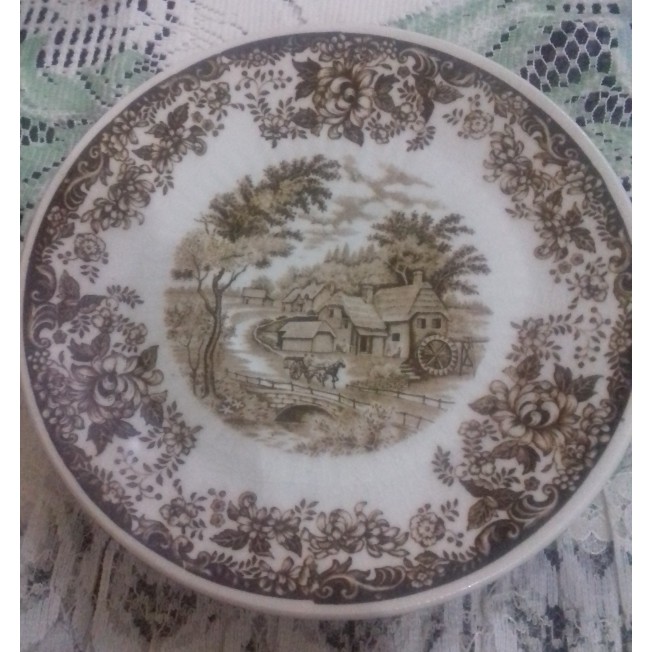 Piring Hias Antik / Piring Jadul Antik / Piring Hand Painted