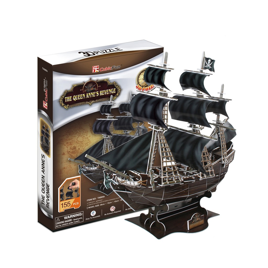 Jual CUBICFUN The Queen Anne's Revenge 