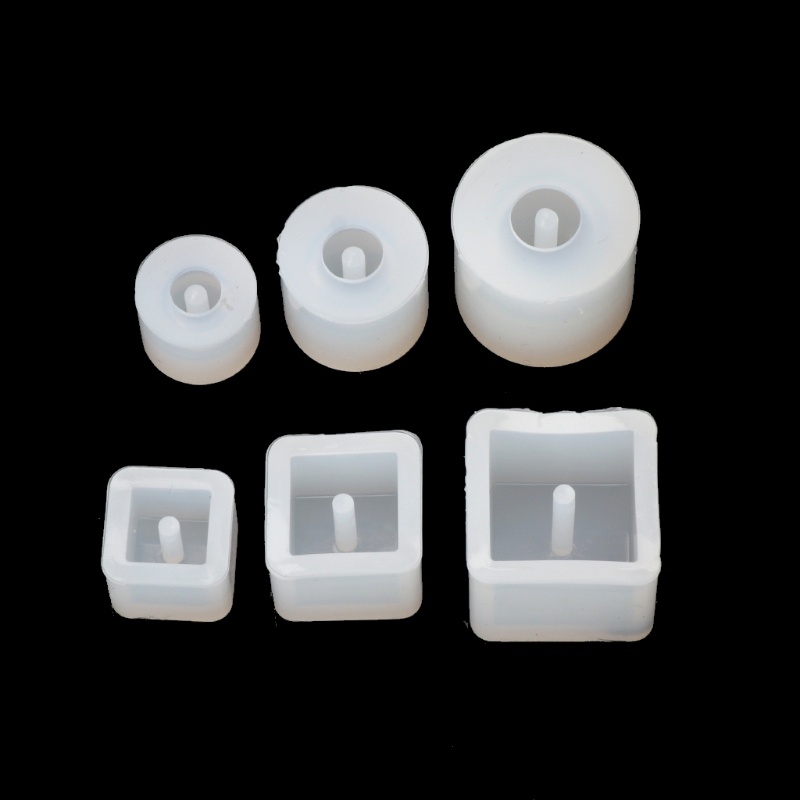 SIY  6pcs Silicone DIY Beads Mold Bracelet Earring Pendant Jewelry Making Resin Mould