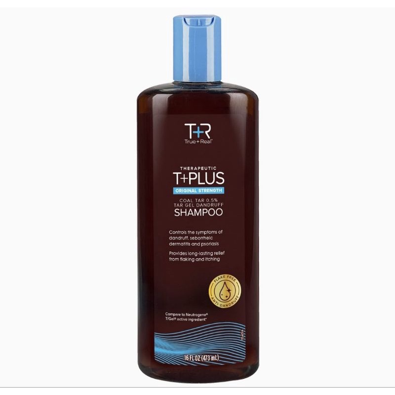 True+real Therapeutic Plus Tar Gel Dandruff Shampoo 473 ML