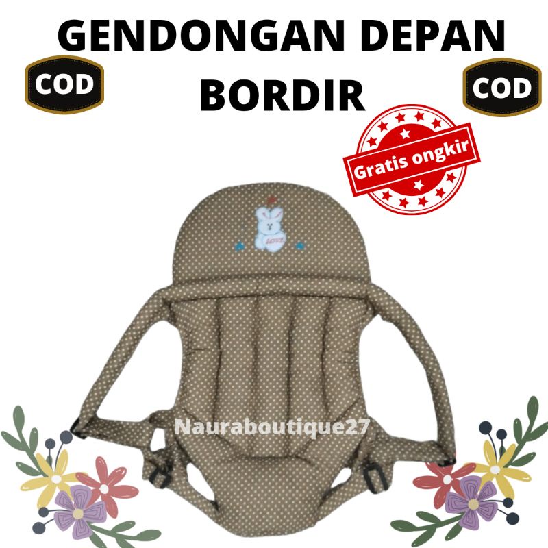 Gendongan bayi / Gendongan baby ring seling/ gendongan bayi hipseat / gendongan depan motif satu set/ gendongan depan motif