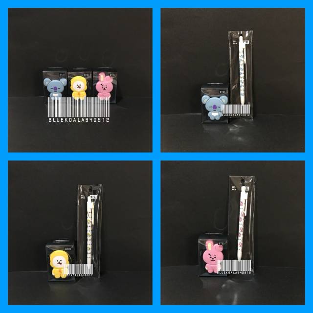 

BT21 MONOPOLY Pen Stand Set