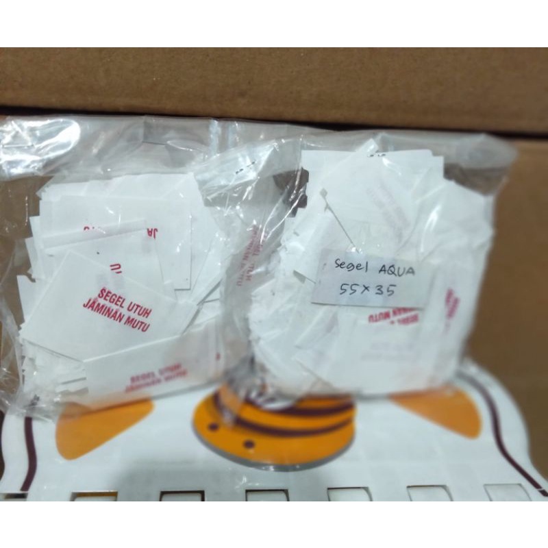 Segel tutup botol aqua 55x35