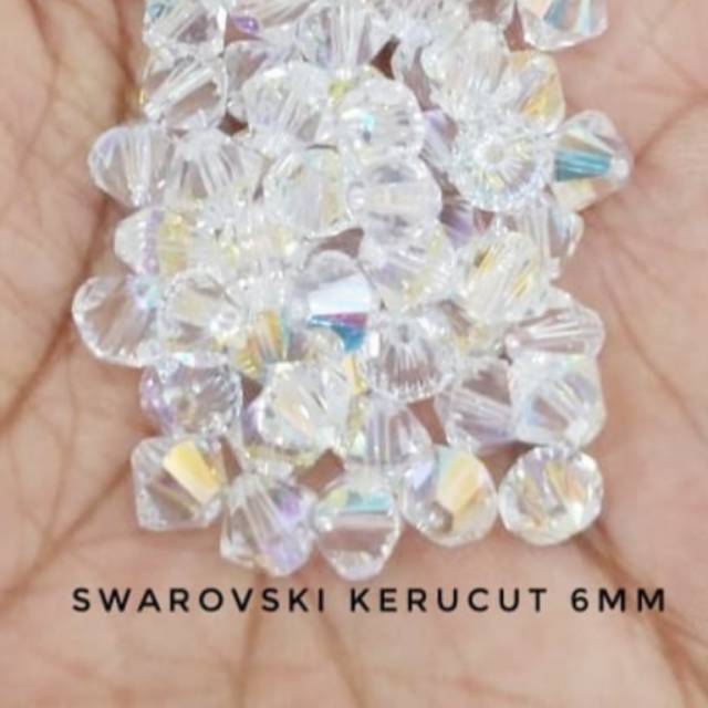 Swarovski Kerucut 6mm original lusinan