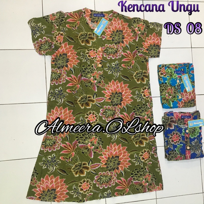 Daster kencana ungu ld 120 dan pb 110 cm busui 08