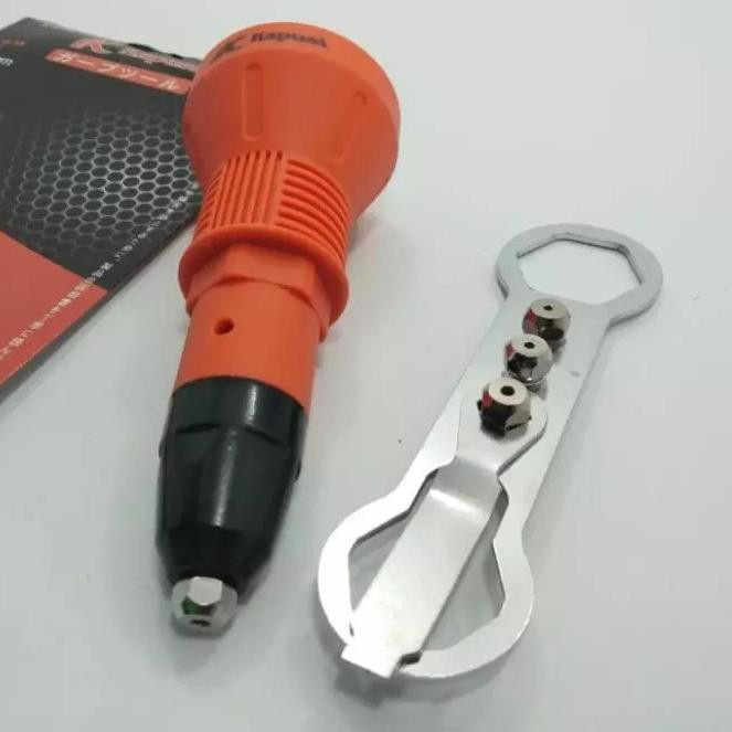 Kapusi Adaptor Tang Rivet Mesin Bor - Ripet Gun Elektrik