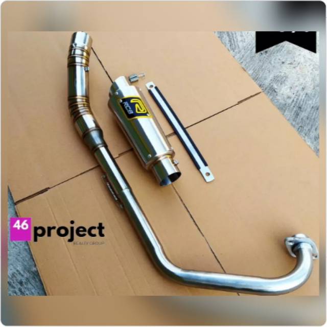 KNALPOT RACING RCB CB150R CBR150R TIGER MEGAPRO  VERZA CS1.KNALPOT RCB