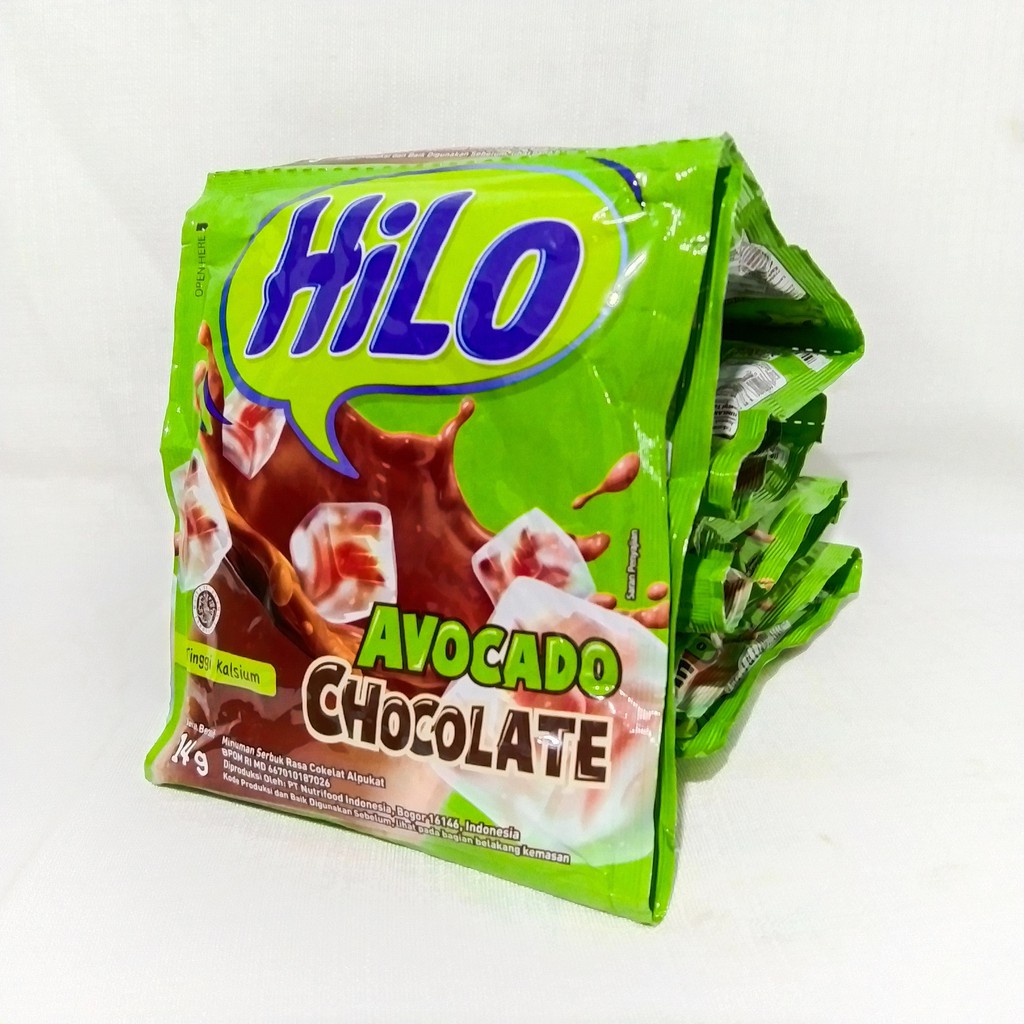 

Hilo 1Renceng (10 Sachet) Coklat/Avocado Coklat 14gr/babymart.