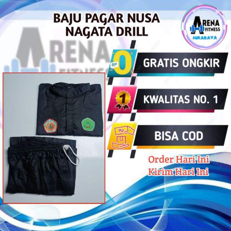 seragam Nagata drill pagar nusa