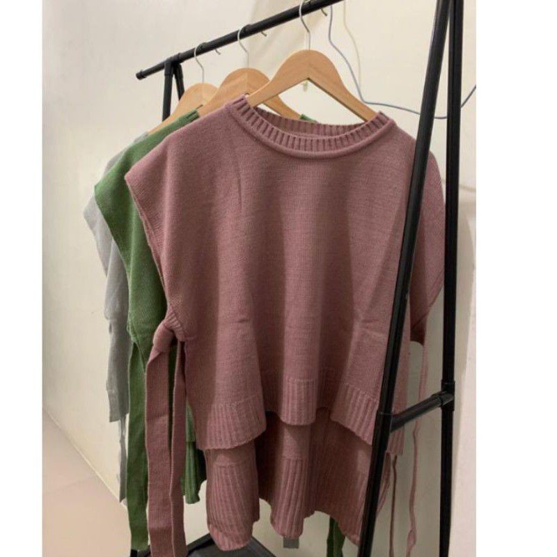 VEST ROMPI RAJUT TALI / VEST KNIT OUTER 12 G