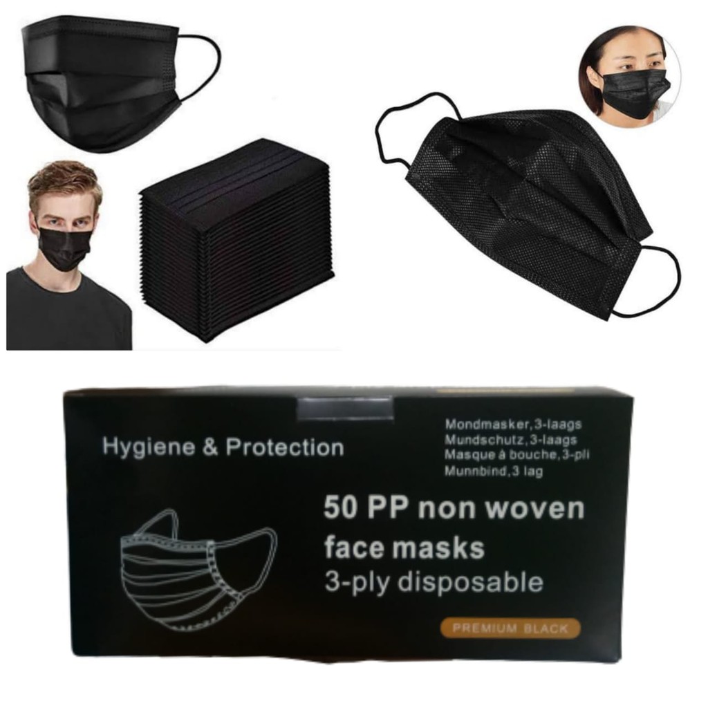 Masker 3 Ply Medis Bedah 3 Ply Disposable Face Mask Earloop Masker Duckbill