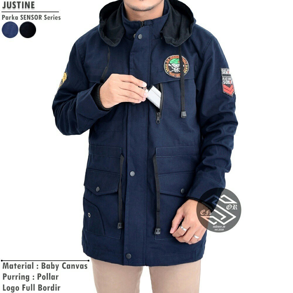 Jaket Parka Justine Series Original Sensor