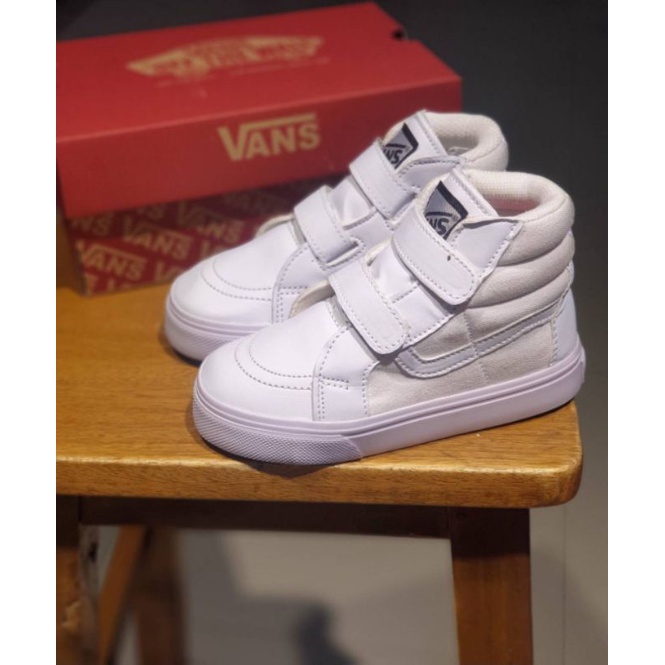 SEPATU SNEAKER ANAK VANS SK8 HIGH VELCRO PEREKAT SIZE 21-35