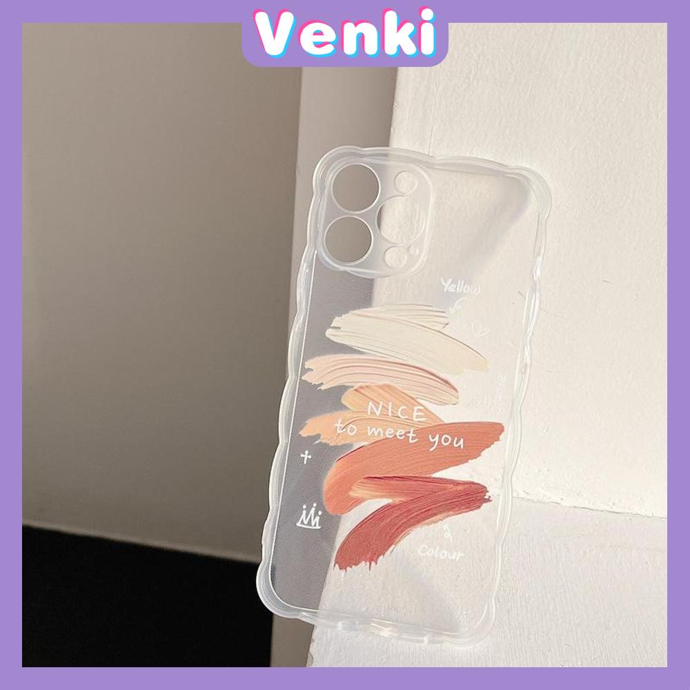 iPhone Case Silicone Soft Case Clear Case Wave Non-Slip Shockproof Camera Full Coverage Protection Paint Art For iPhone 13 Pro Max iPhone 12 Pro Max iPhone 11 iPhone 7 Plus