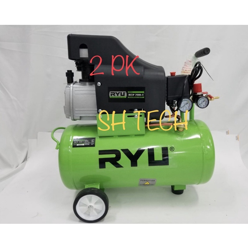 COMPRESSOR RYU RCP 200 - 1 KOMPRESOR 2 PK 35 LITER