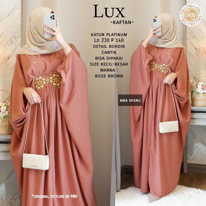 PAKAIAN WANITA/KAFTAN WANITA JUMBO BUSUI CASUAL DRESS TERBARU 2022/KAFTAN WANITA KATUN PLATINUM MURA