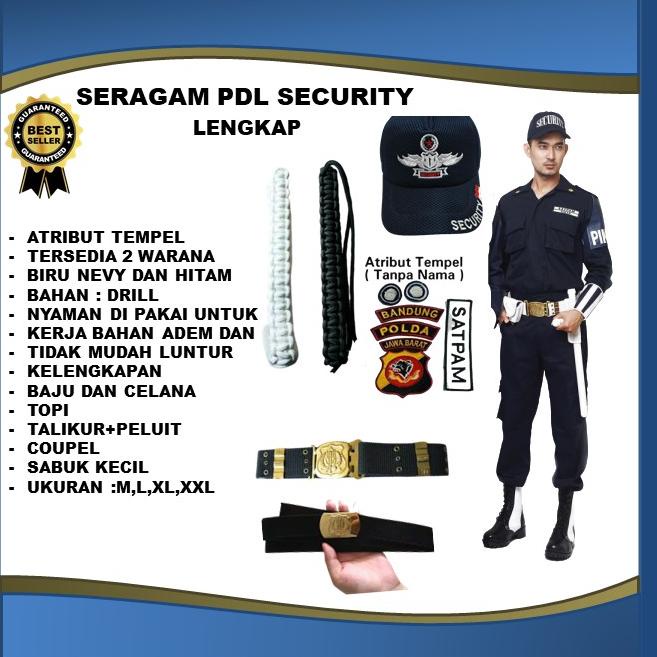 [Art. 8399] BAJU SERAGAM PDL SECURITY LENGKAP TERBARU SETELAN SATPAM PDL SECURITY DINAS HARIAN SATPA