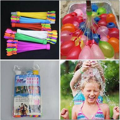 Magic Balon Water Balon Air Anti Bocor Anti Tiup Mainan Anak Seru Isi 111Pc