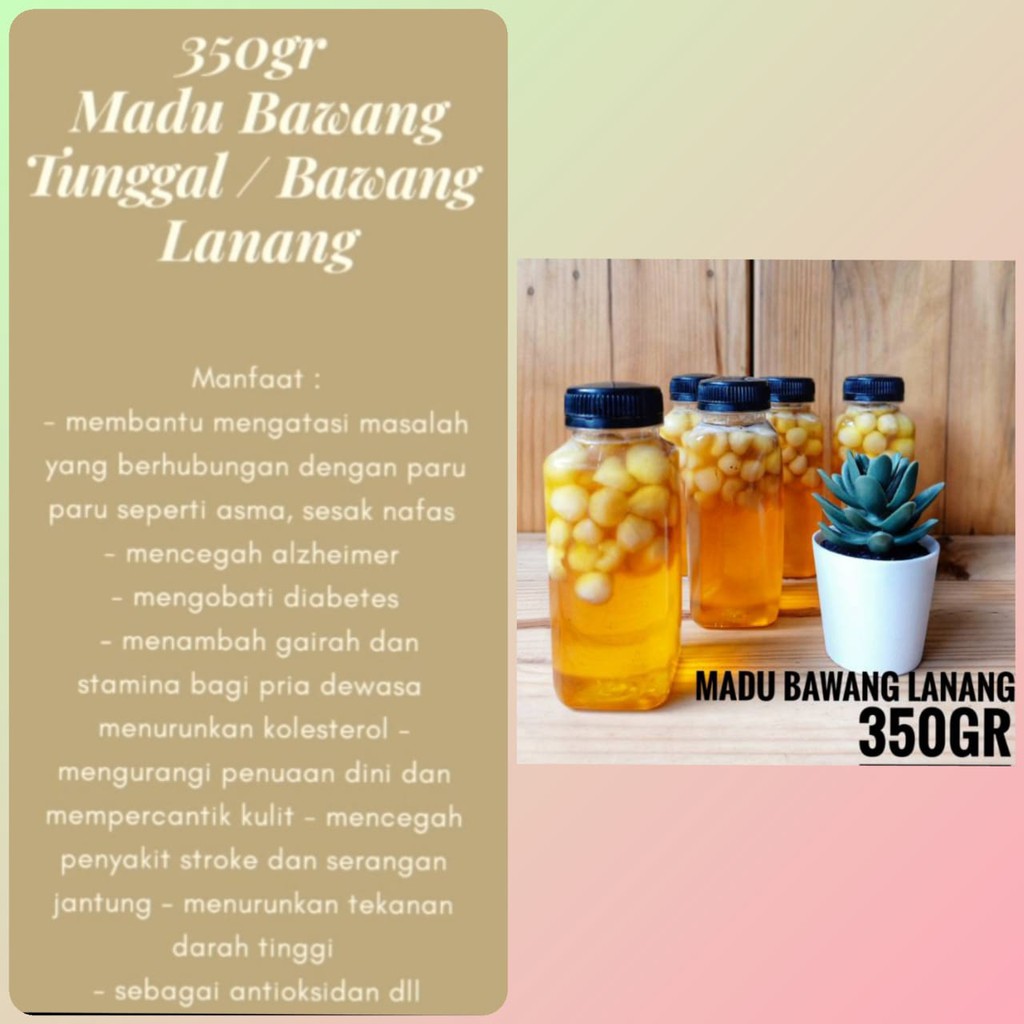 

350gr Madu Bawang Tunggal Bawang Lanang