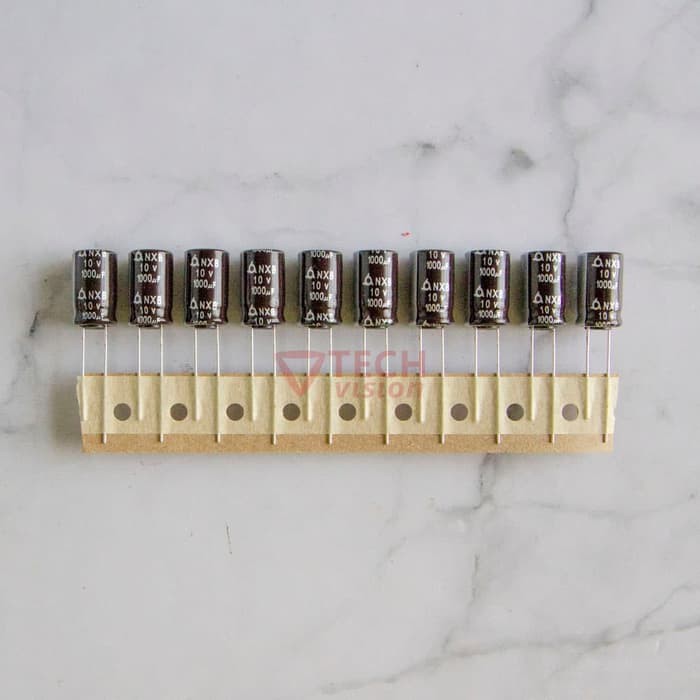 Kapasitor Elco 1000uf - 10v 1000uf10v 1000uf/10v Capacitor