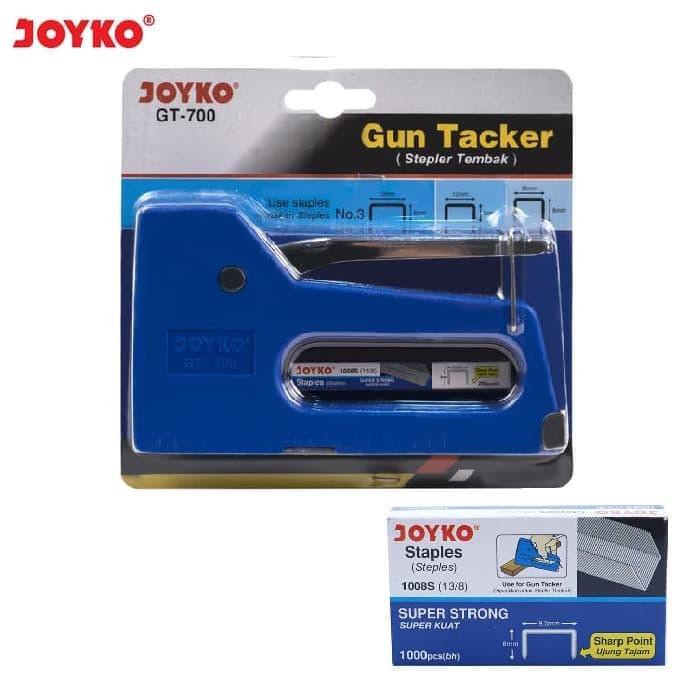 

Stapler Tembak JOYKO GT-700 + Free Isi Staples Tembak Joyko 13/8 ATK Peralatan Kantor Dekorasi