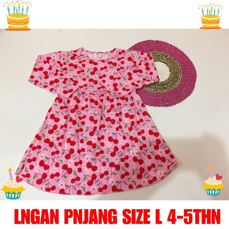 LENGAN PANJANG SIZE L 4-5THN