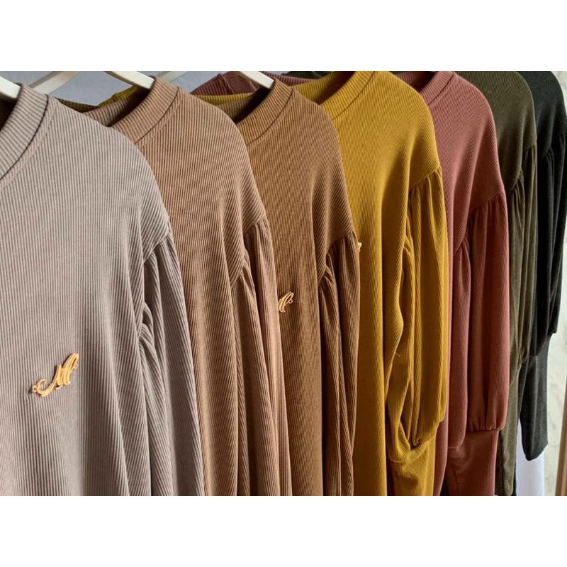 BLOUSE KNIT BISCUIT "BY MYLADY"