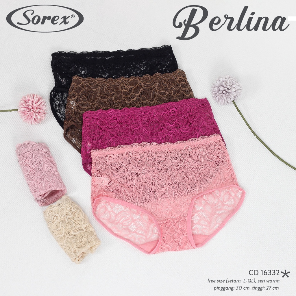 gof SOREX CELANA DALAM  WANITA SUPER SOFT MIX Brokat