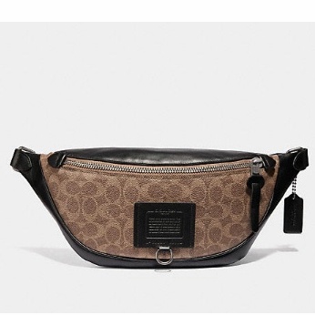 [Instant/Same Day]  40345  coach men's pockets Inclined shoulder bag Chest package  yaobao