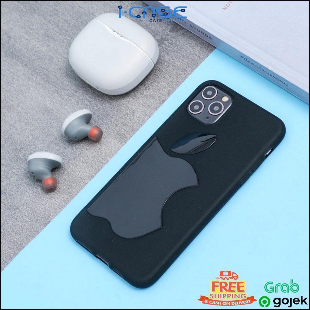 Silicone Bites Case with Big App Logo Fullcover For iPhone 6 7 8 + X XS XR 11 12 PRO MAX MINI Icase