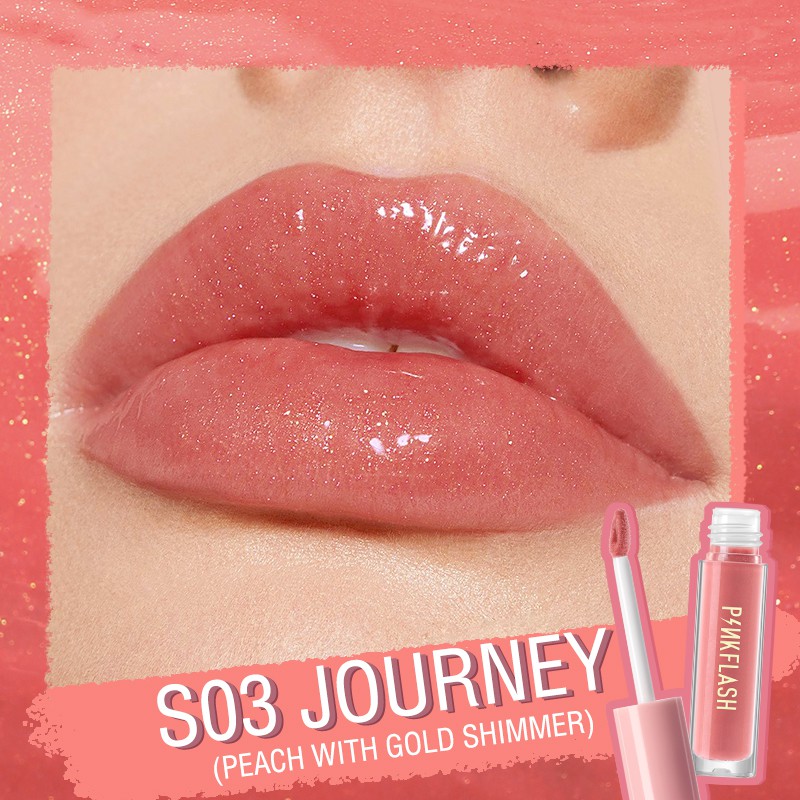 PINKFLASH OhMyPinkflash OhMyGloss High Shine Lip Gloss  Lipstik-🔥S03 Journey