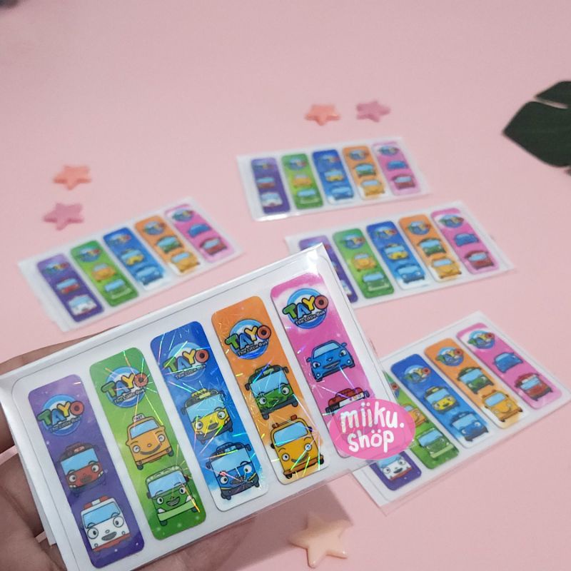 

STICKY NOTE HOLOGRAM KARAKTER TAYO