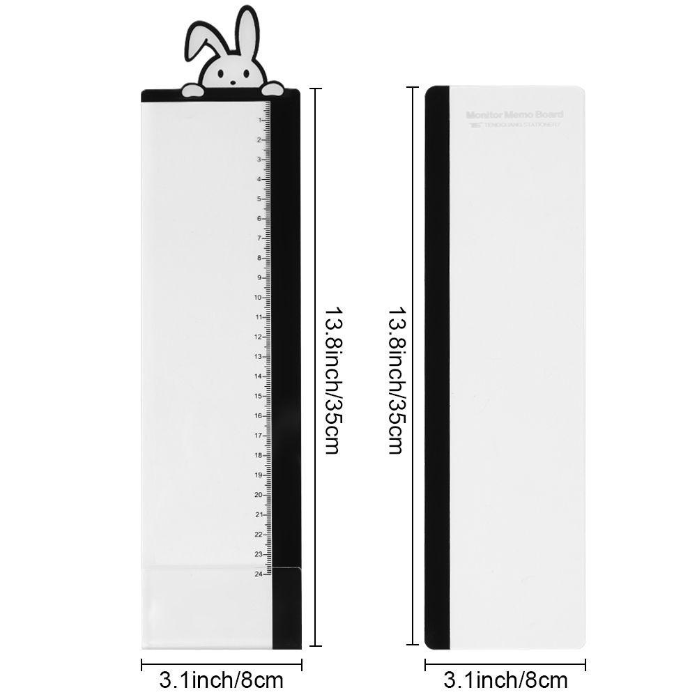 Wonder Message Memo Board Akrilik Komputer Side Panel PC Screen Alat Tulis Ingatkan Memo Pad