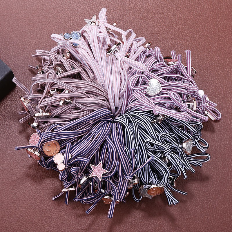 Ennwen IK11 Ikat Rambut Korea Star Smile Love MK Set 5 pcs-2