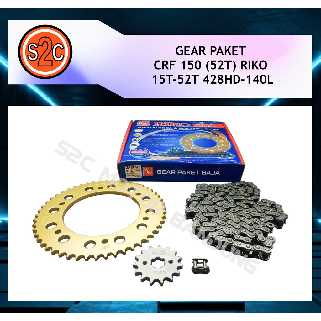 GIR SET GEARSET CRF 150 CRF150 RIKO