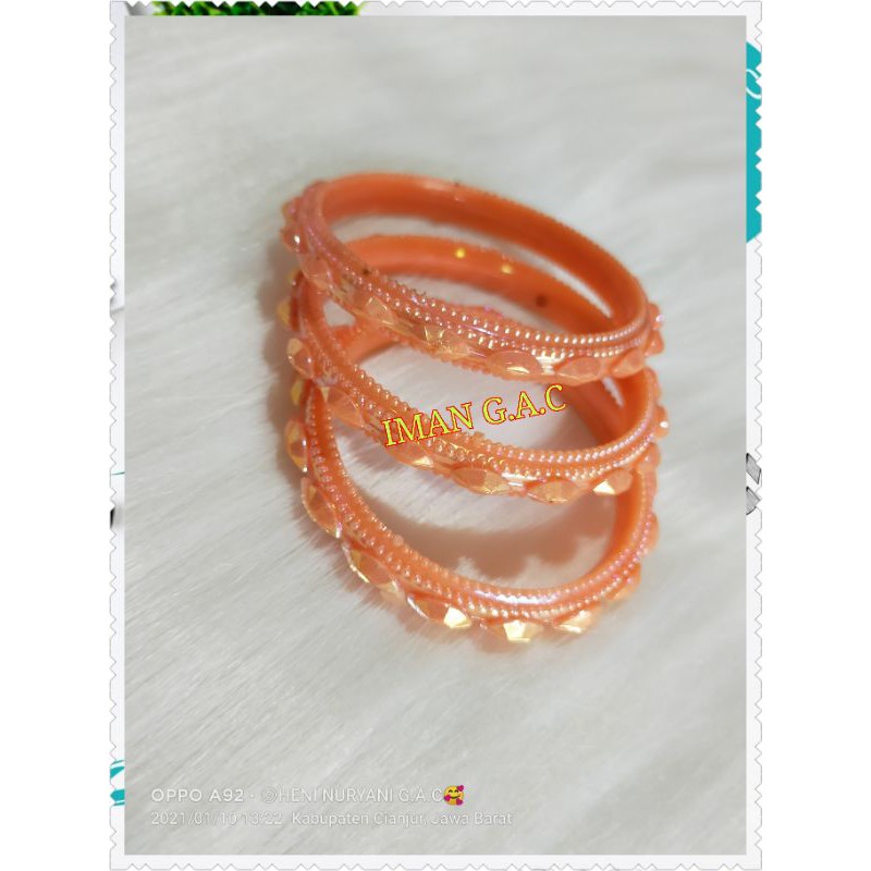 Gelang keroncong anak isi 5pcs/gelang india anak unik