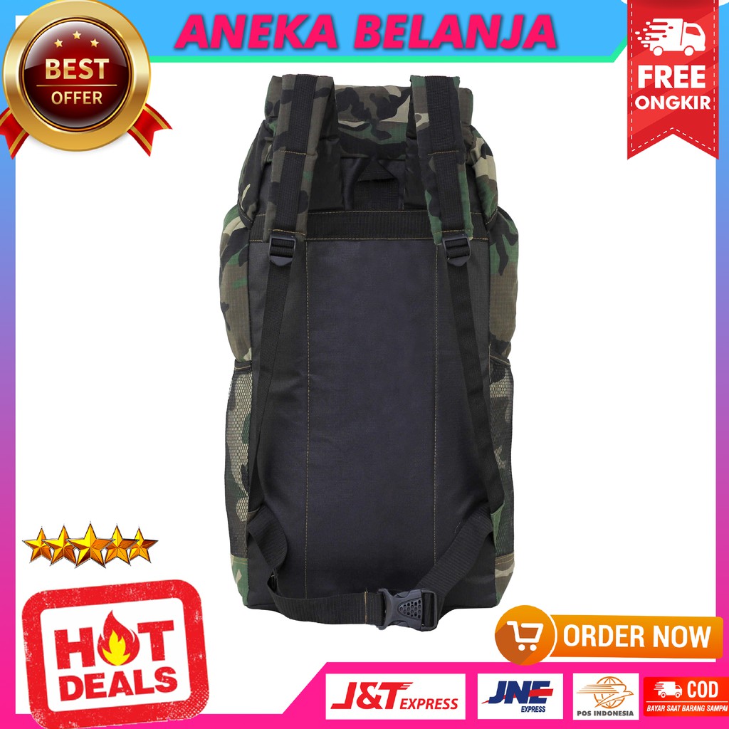 Tas Gunung Kapasitas Besar Army Archie Terbaru Bacpack Carrier Kapasitas 40L Travelling Premium Kekinian Tas Camping Outdoor Bahan Kuat Awet Terlaris Tas Punggung Hiking Fashionable Impor Termurah Ransel Mudik Ukuran Jumbo Casual Berkualitas