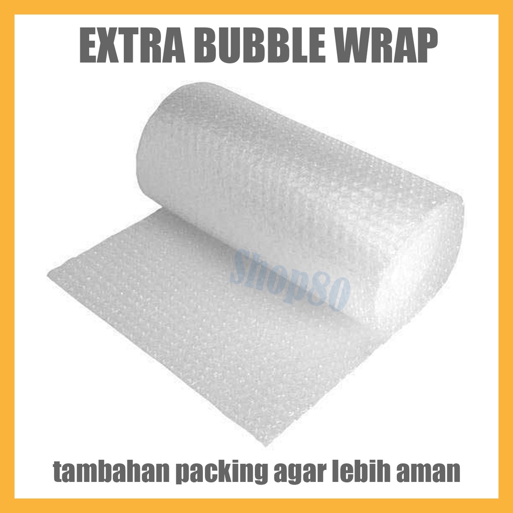 

Bubble Wrap Tambahan Extra Packing