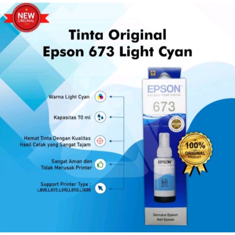 Tinta Epson 673 L1800 L800 L805 L810