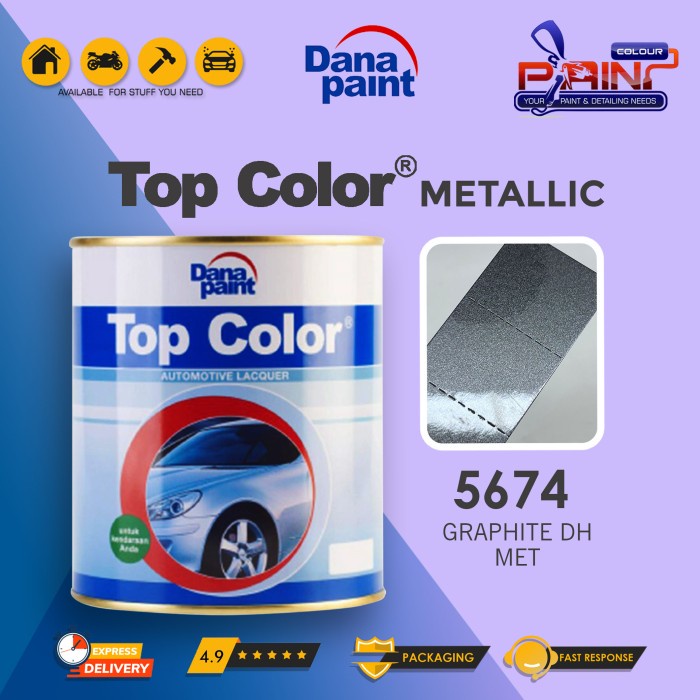 Top Color Metallic 5674 Graphite DH Met - Cat Duco