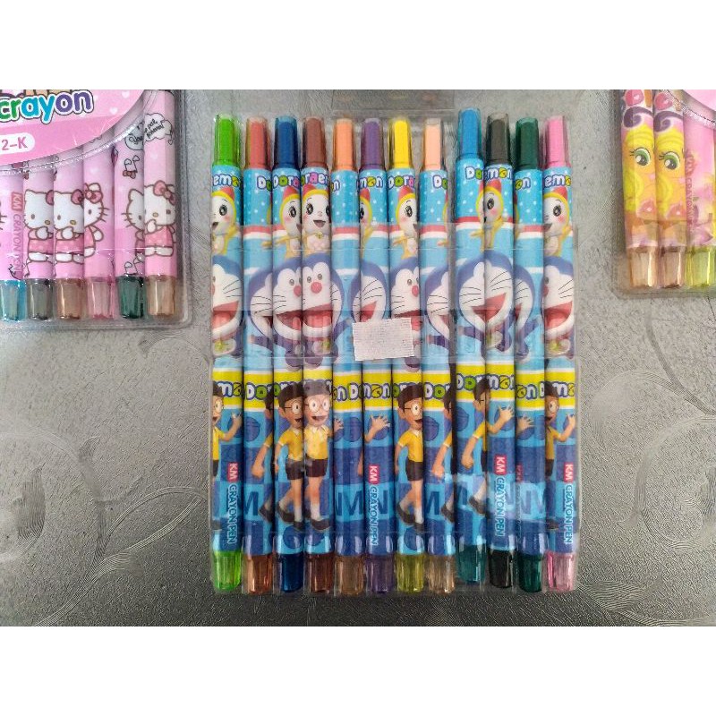 

Crayon Putar 12 Warna Panjang - Crayon Fancy