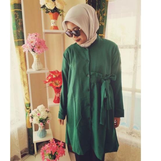 Bagus Banget.. BAJU TUNIK DEMORE KEKINIAN/ TUNIK BUSUI/BAYLE DAYLE KERUT /JUMBO SIZE