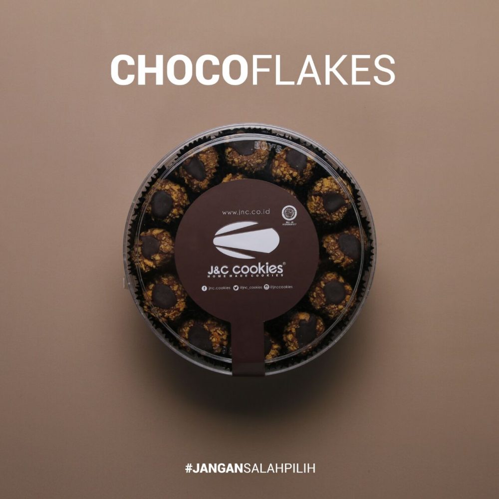 

Kue Kering Choco Flakes JNC J&C Cookies Reguler