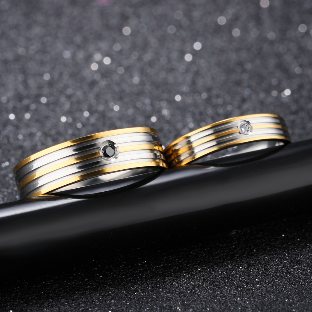 [NEW] Cincin Couple Titanium / Cincin Couple Ring / Couple Pasangan / Cincin Nikah Tunangan C075