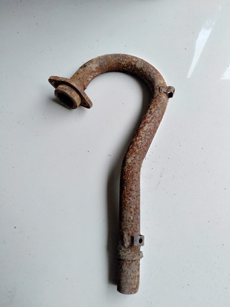 leher slencer depan gulu banyak knalpot KLX Original ori