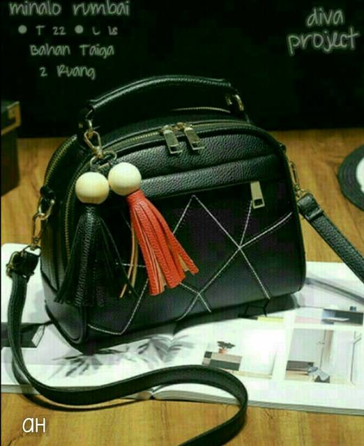 Tas Selempang milano rumbai 1 2 3 4 5 6