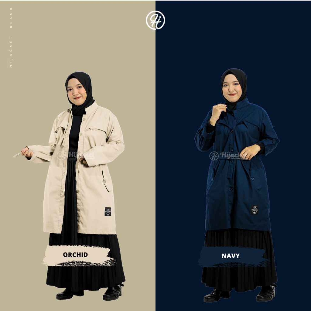 ✅Beli 1 Bundling 4✅ Hijacket VALERIA Original Jacket Hijaber Jaket Wanita Muslimah Azmi Hijab-4