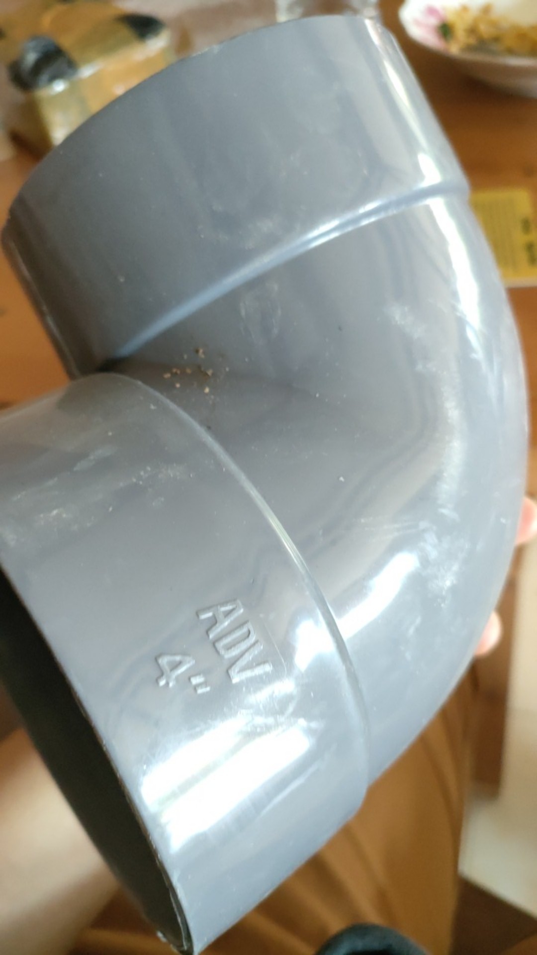 Knee 4 Inchi Adv Lokal - Elbow Keni Bengkok Sambungan Paralon Pipa Pvc